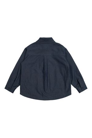 blue cotton jacket FENDI KIDS | JMA317AS61F0QG0